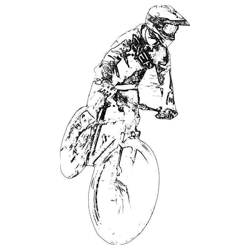 VTT, conduite, descente