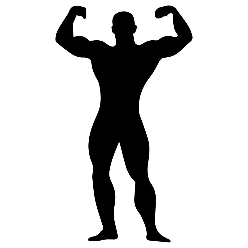 flexing man