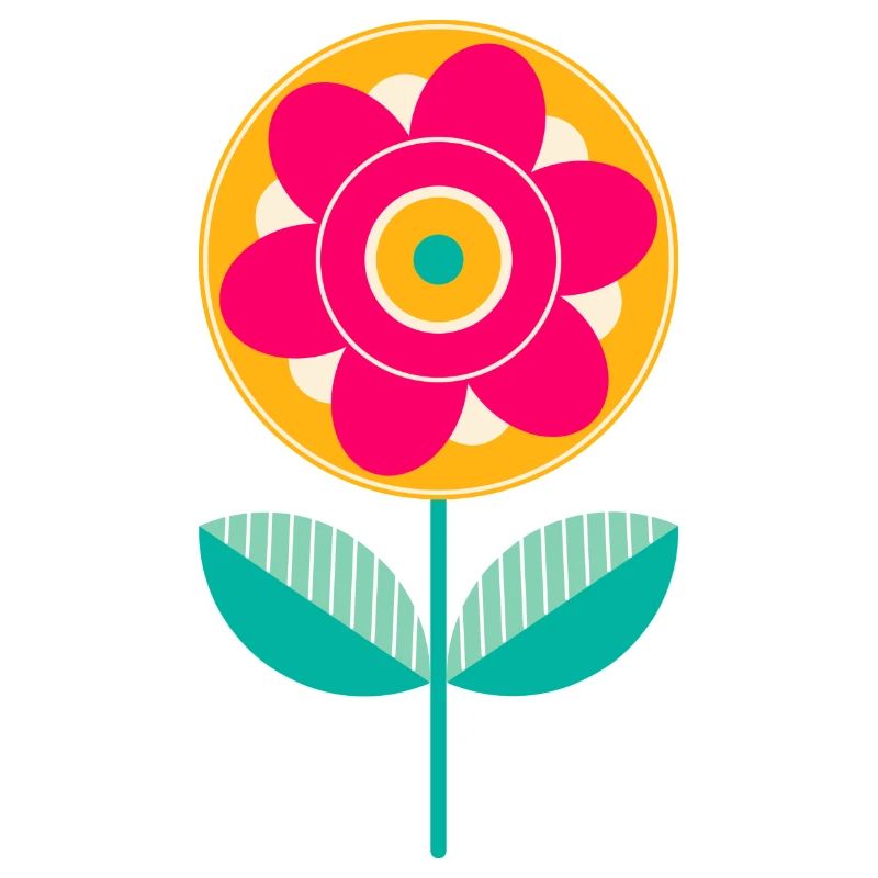 Süße bunte Blume