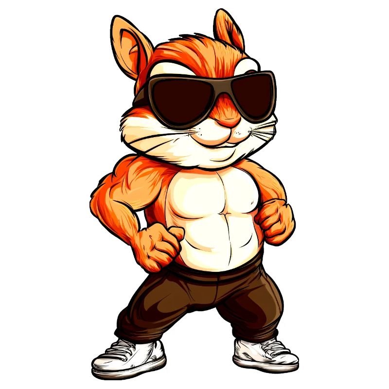 Cooles Streifenhörnchen