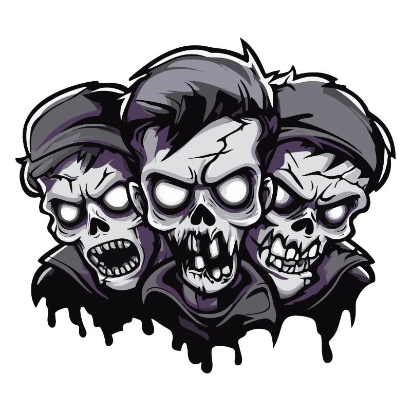 Zombies Halloween Team