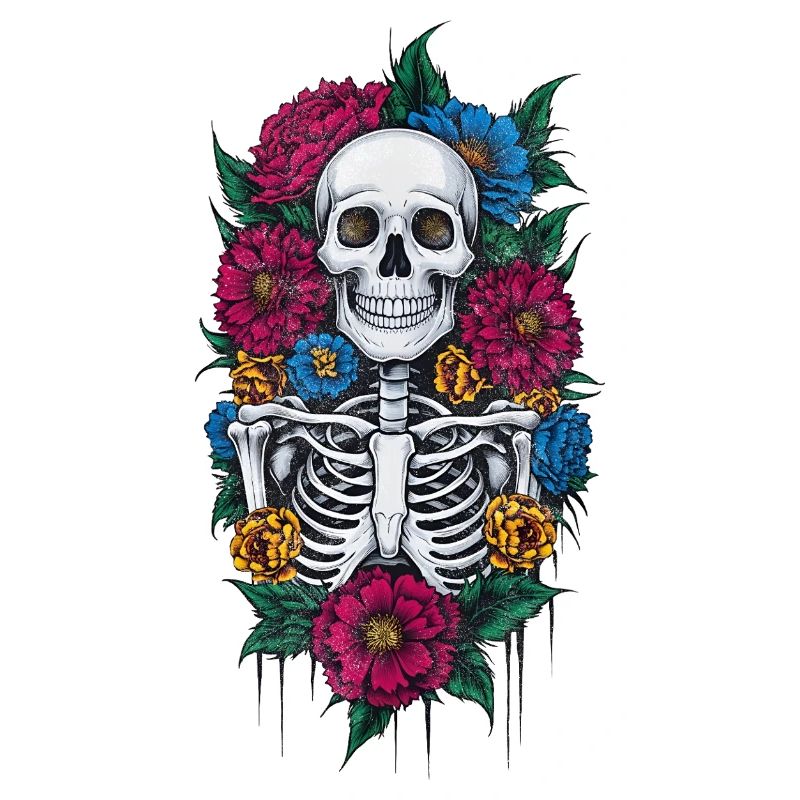 Floral skeleton 2
