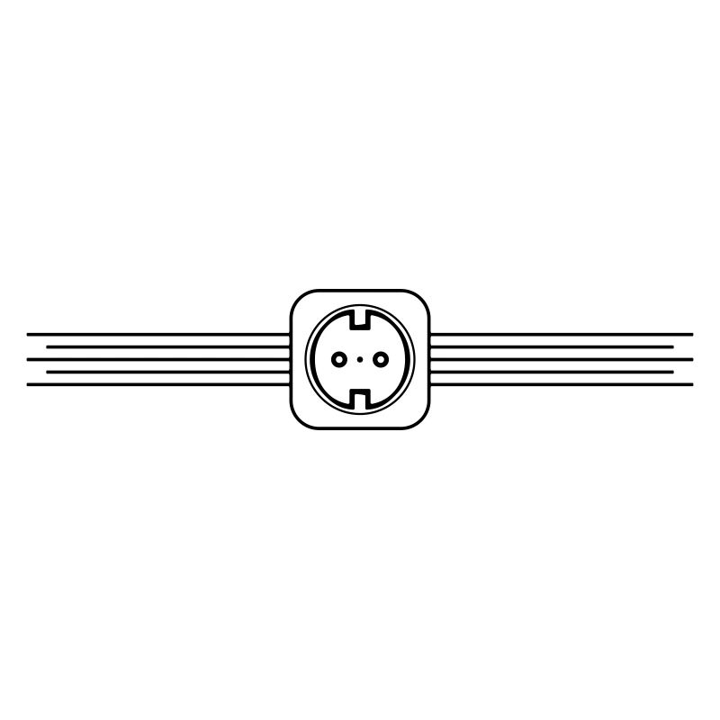 Steckdose Element Symbol