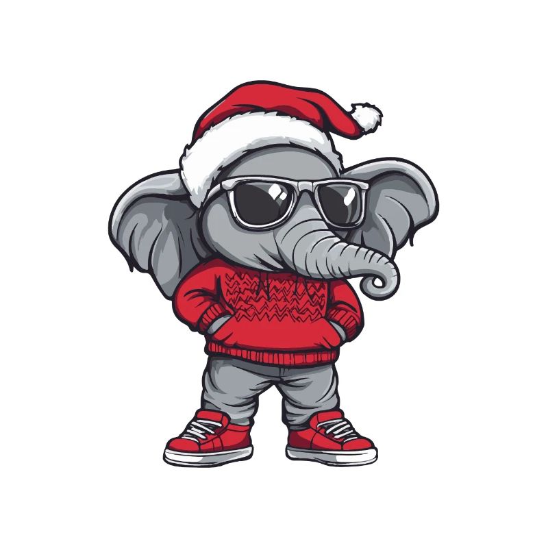 Noël éléphant Noël