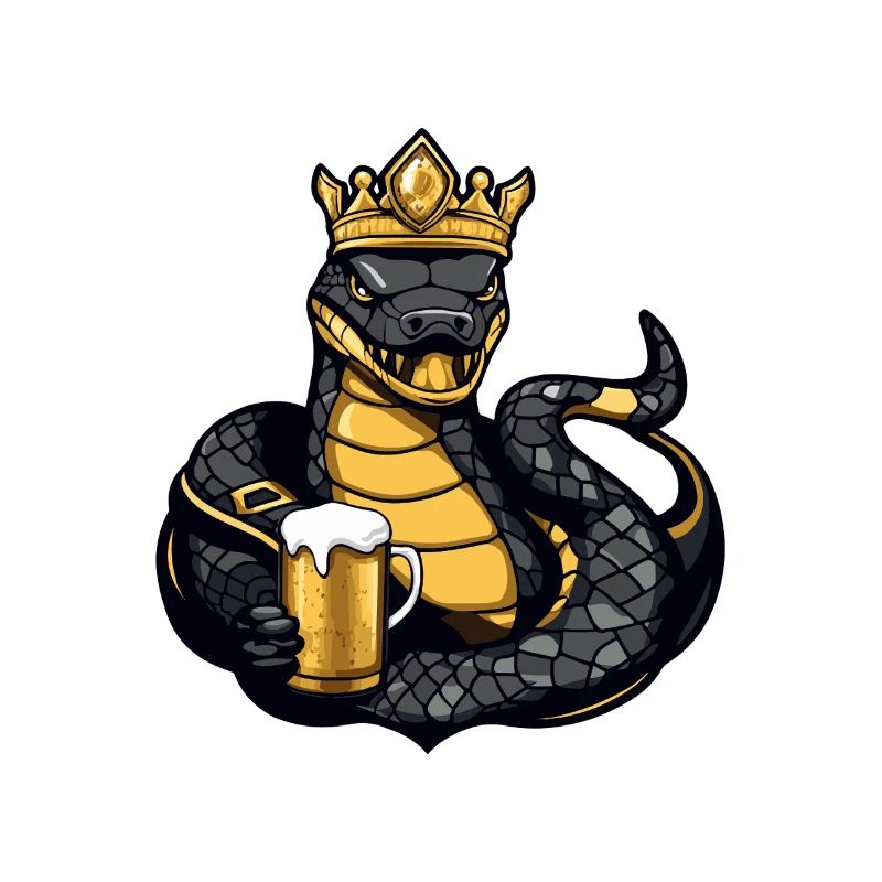 Snake Cobra Beer Funny