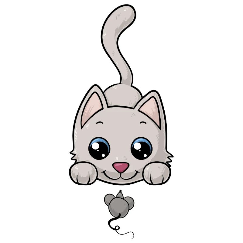 chat bande dessinée douce
