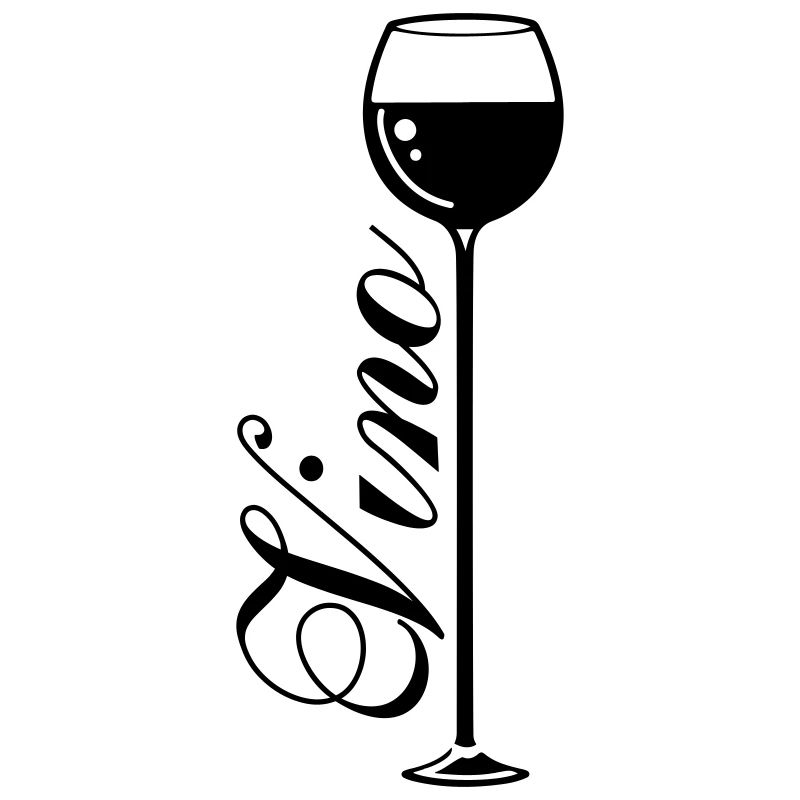 Wine Symbol Glass