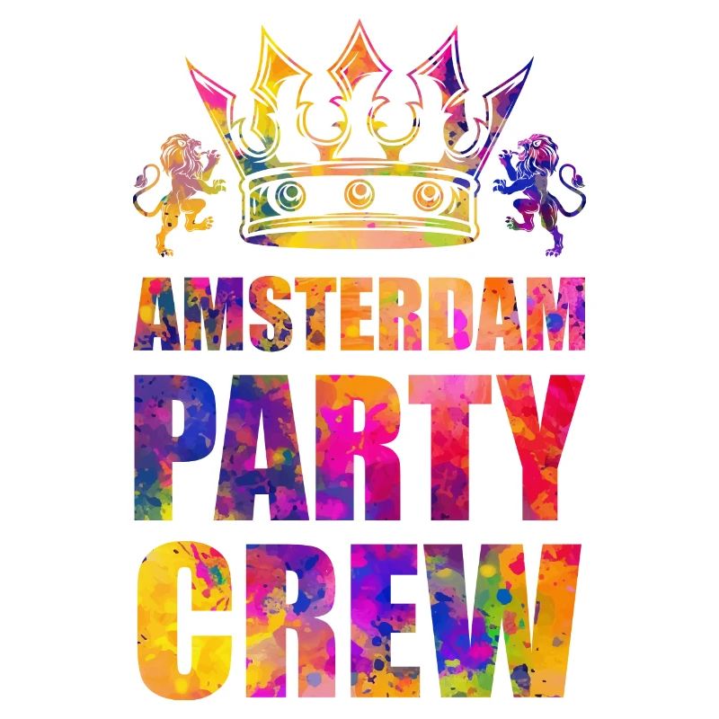 Amsterdam Party Crew Spruch