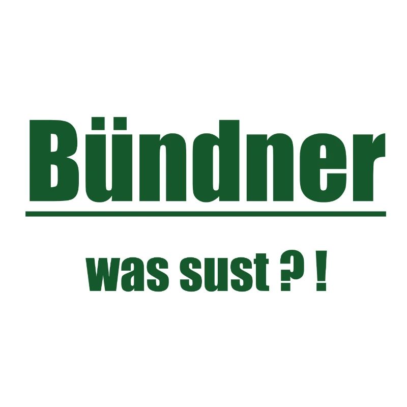 Bündner Wortwitz Grün Graphic