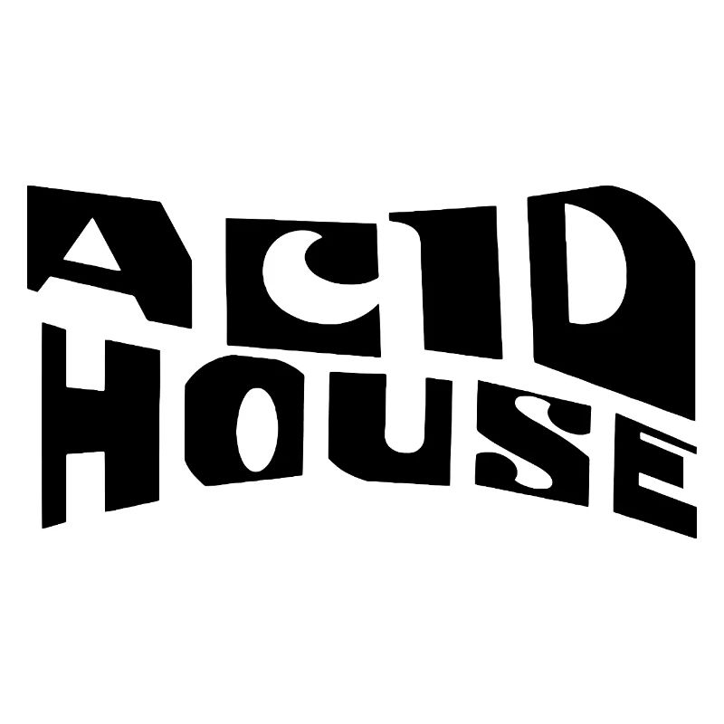 Conception de logo de musique Acid House