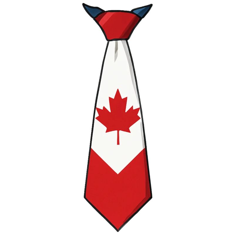 Canada Tie – Flaggendesign