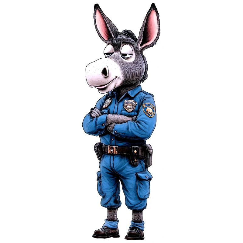 Donkey Policeman