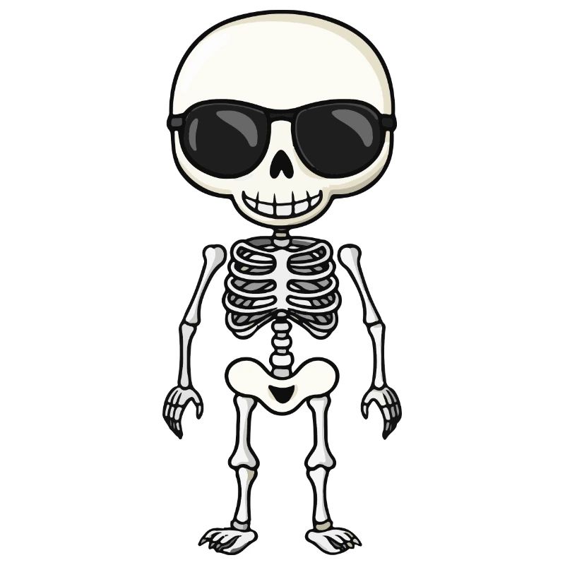 Skeleton Comic Halloween