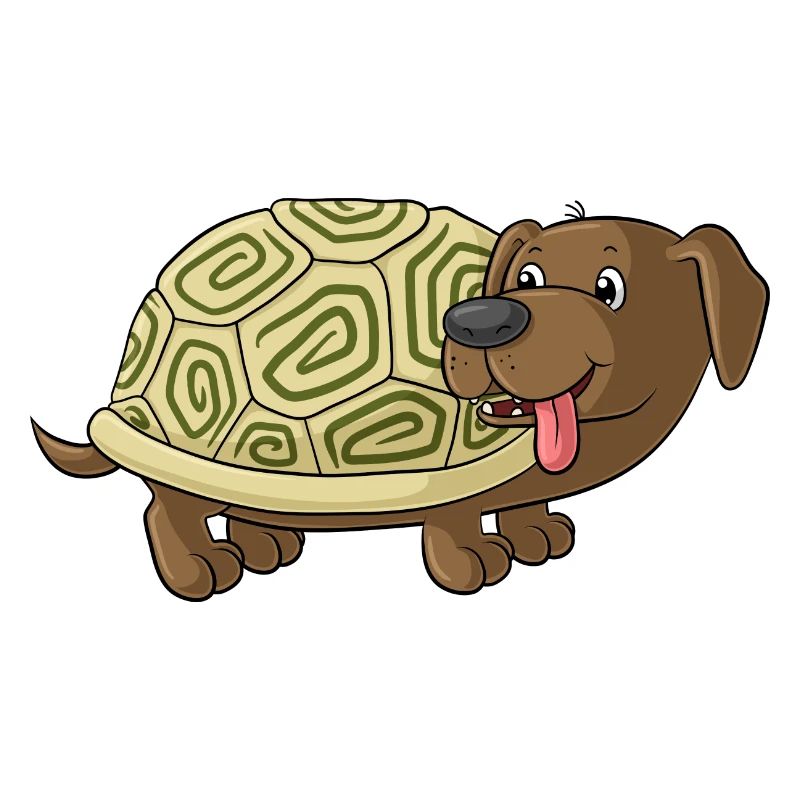 Cute cartoon Dachshund Toad