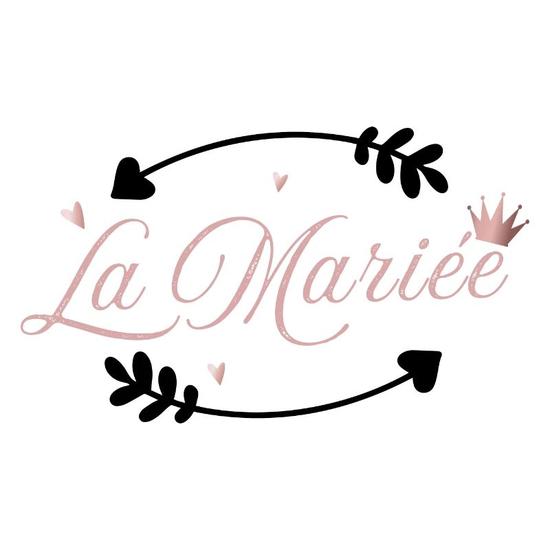 la mariée rose flèche