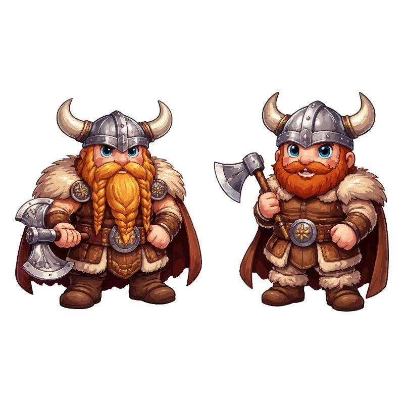 Dwarven Viking Duo