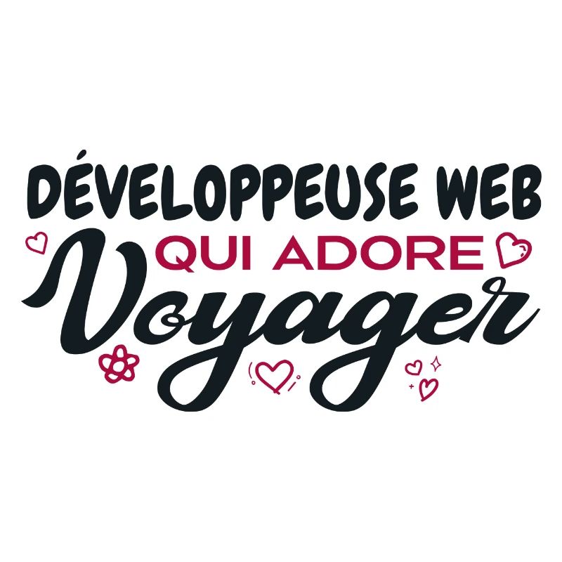 Développeuse web globe-trotteuse passionnée voyage