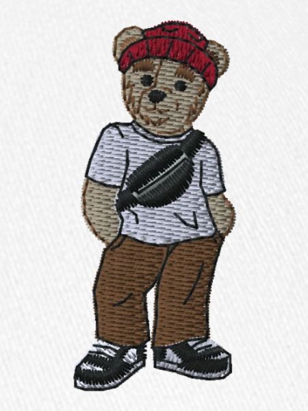 Teddybär 4 bestickt