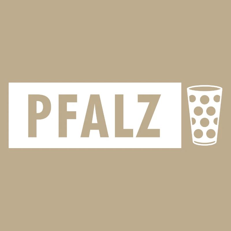Pfalz Schild mit Dubbeglas