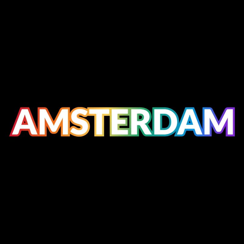 Schwuler Amsterdamer Regenbogen