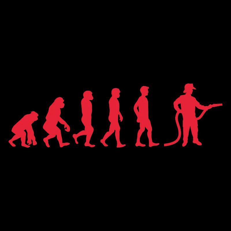 Evolution Feuerwehrmann rot
