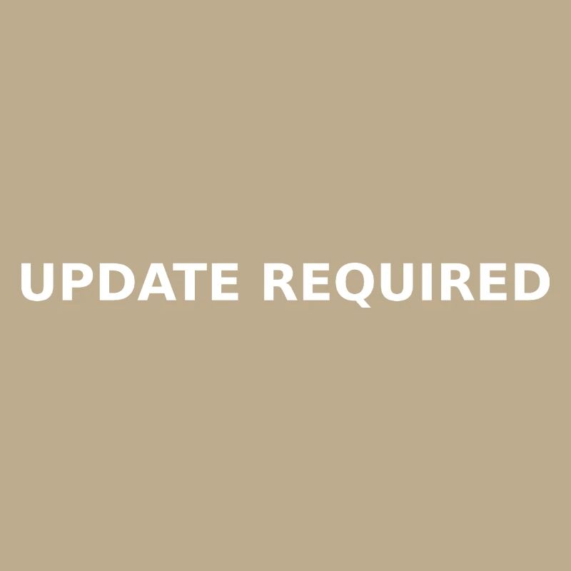 UPDATE REQUIRED