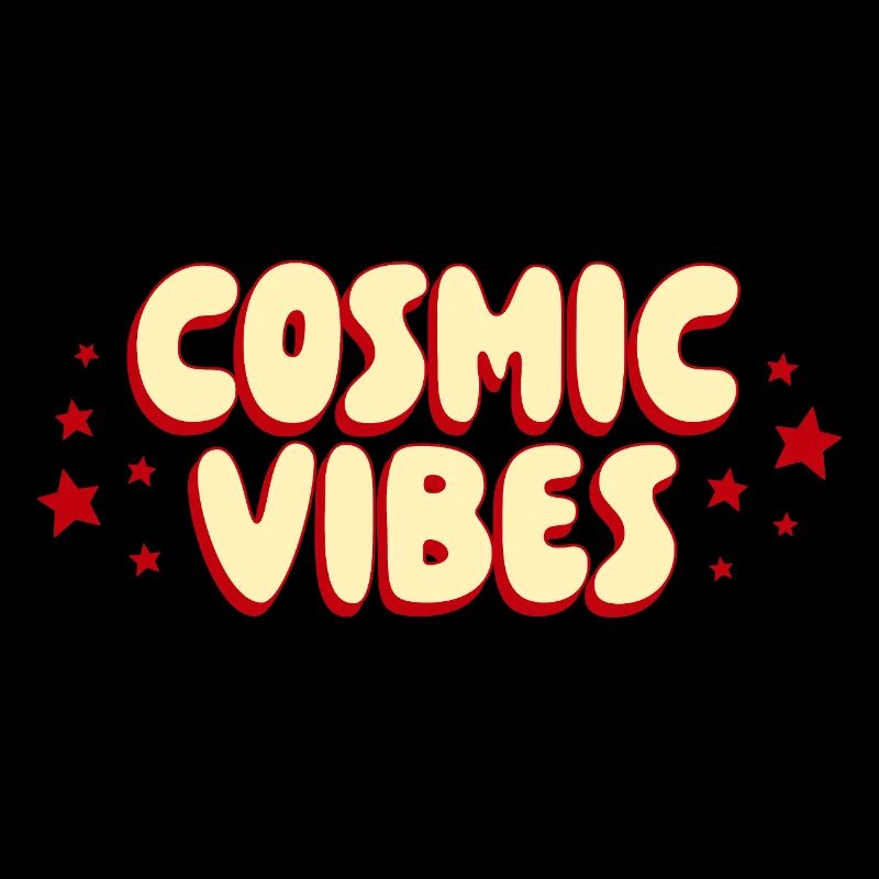 Kosmische Vibes Retro Shirt