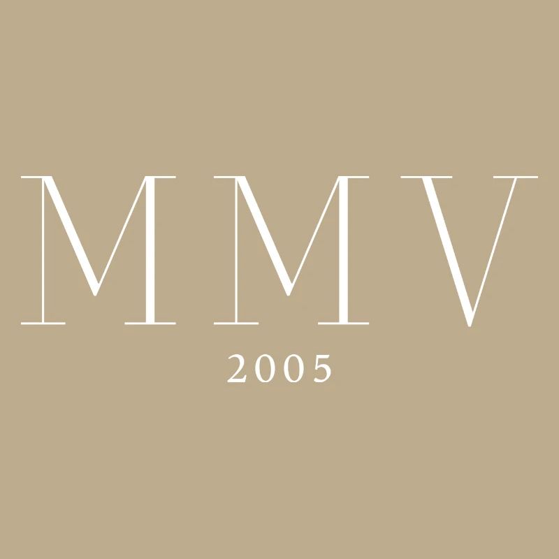 Chiffre romain Année de naissance Fabriqué en 2005