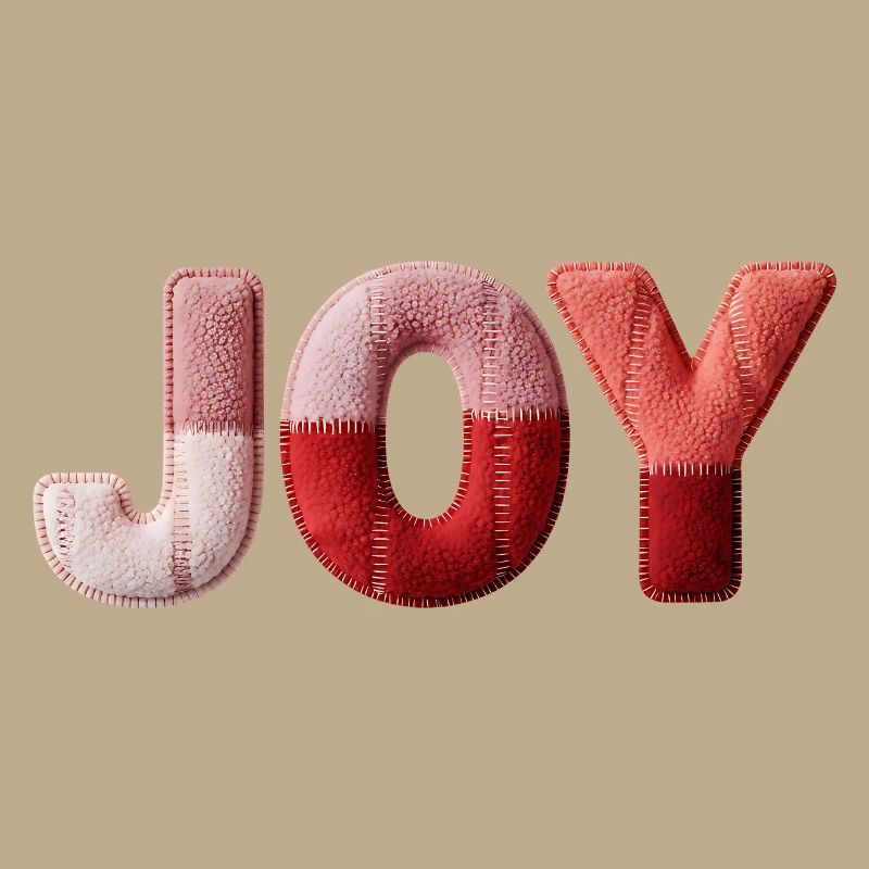 Patchwork Joy Freude und Happiness Design