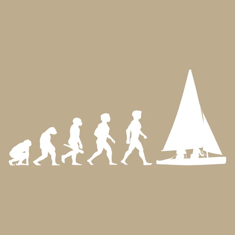 Evolution sailing sailboat sailing ship