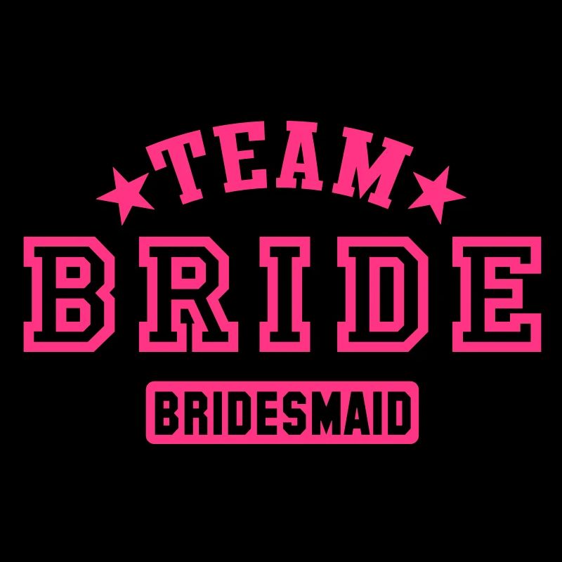 team bride bridesmaid