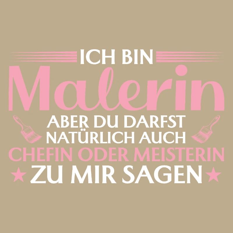 Handwerkerin Chefin oder Meisterin - Malerin