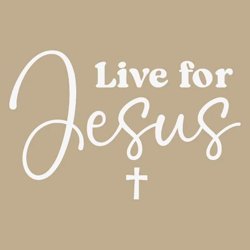Live for Jesus Script Typografie
