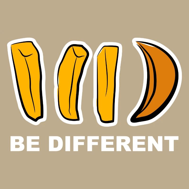 Anders, Different, Aussenseiter, Pommes, Geschenk,