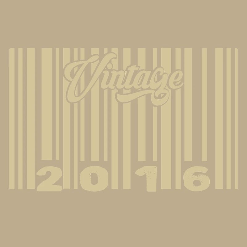 vintage 2016 Code barre 2016: Année 2025.