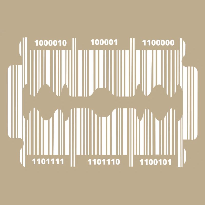 Rasierklinge mit Code