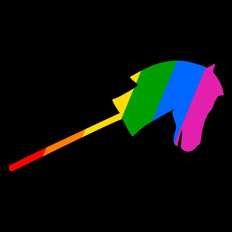 Équitation dans l’arc-en-ciel