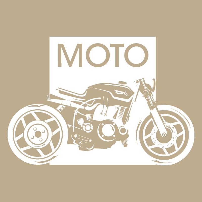 Moto Graphic Garage Custom Workshop Biker Motorcycle