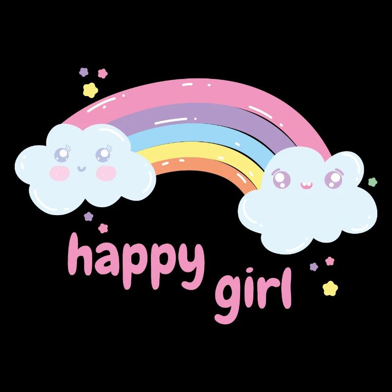Fille heureuse