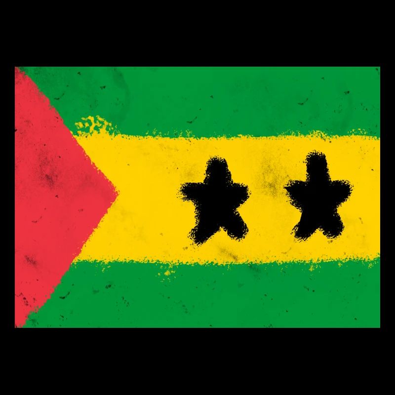 Drapeau de São Tomé-et-Príncipe