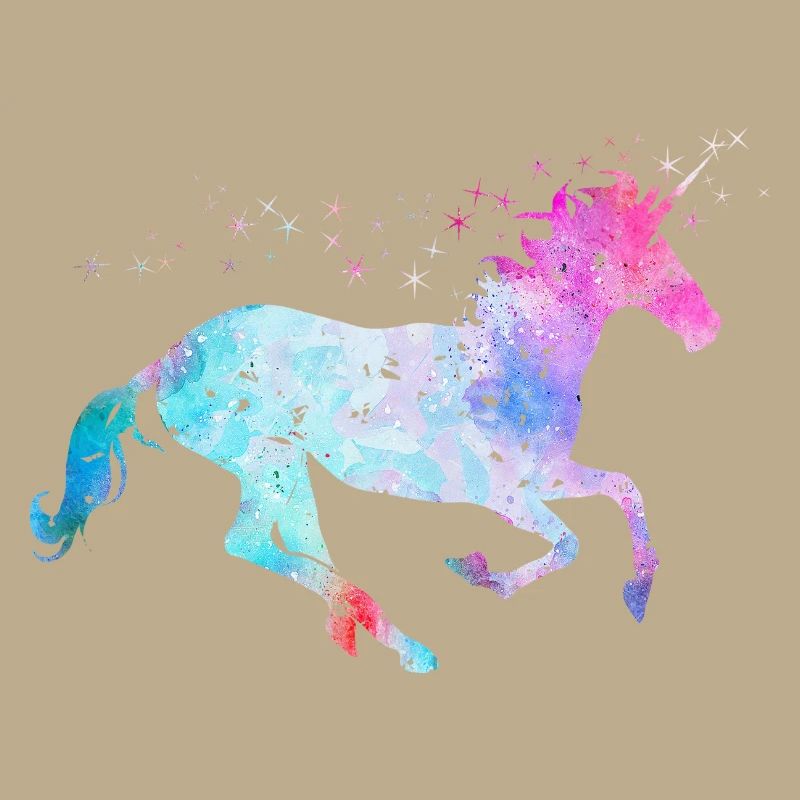 Einhorn mit Glitzer