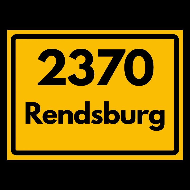 ANCIEN CODE POSTAL RETRO 2370 RENDSBURG – FJORD