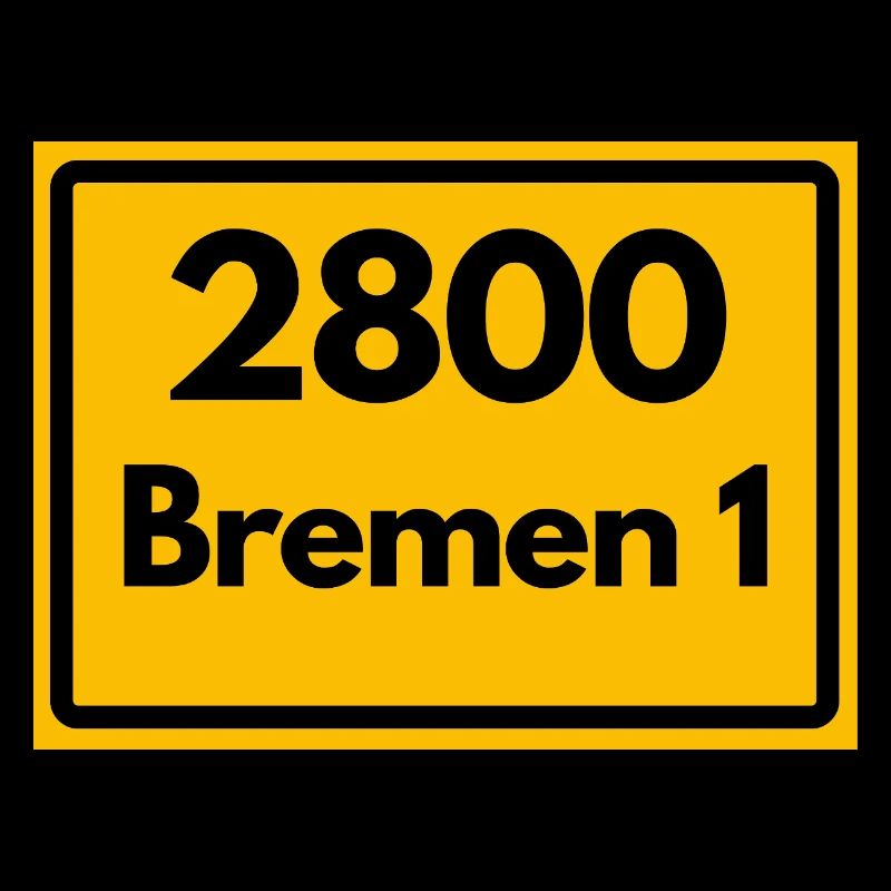 ALTE POSTLEITZAHL PLZ RETRO 2800 BREMEN 1 – HANSE