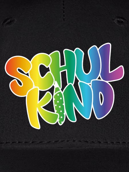 Schulkind Regenbogenfarben