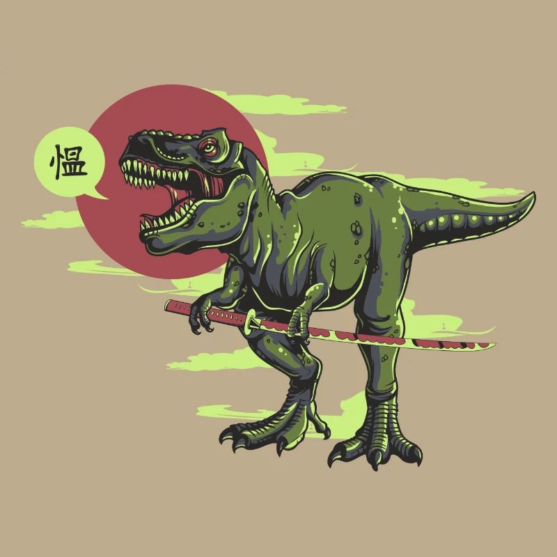 Samurai Rex Dinosaurier