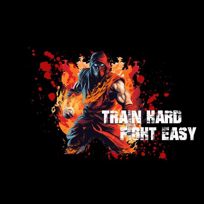 Train Hard Fight Easy Martial Arts, Action