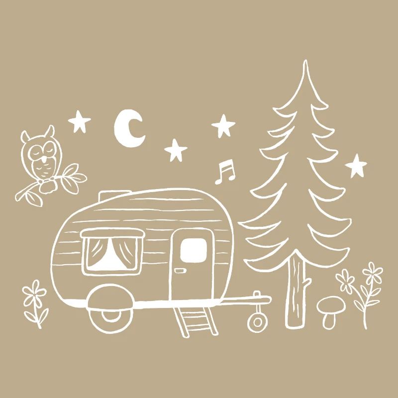 Camping im Wald