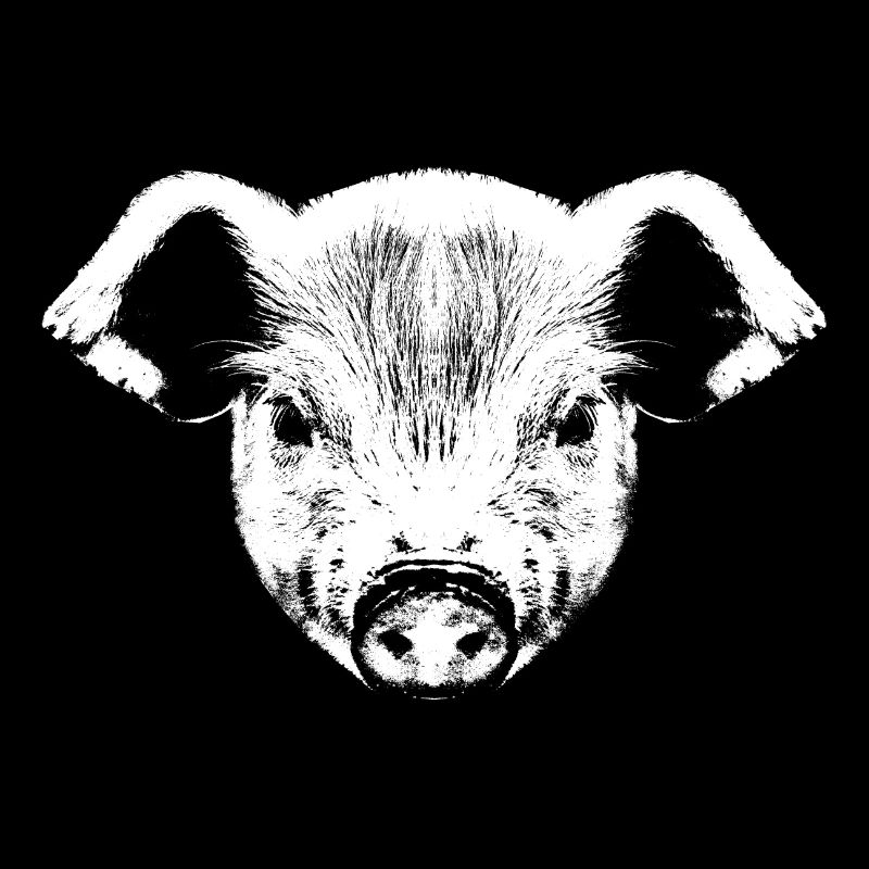 Piglet Graphic / Piglet White