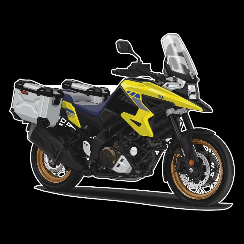 Reiseenduro // Illustration // Motorrad