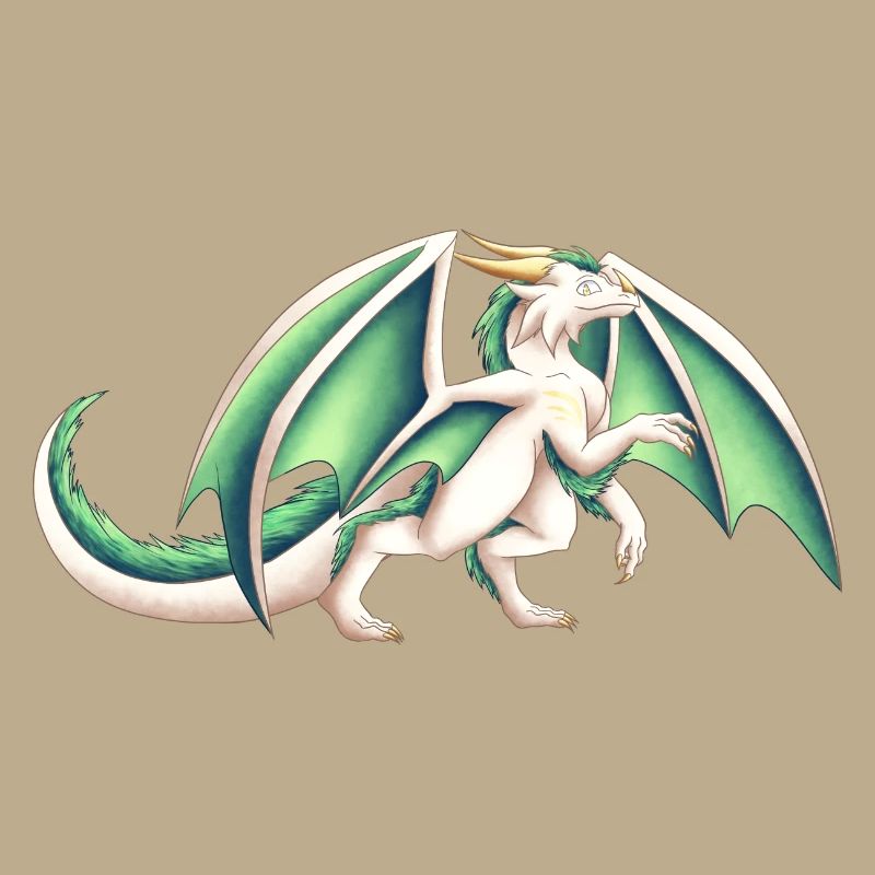 Weißer Drache